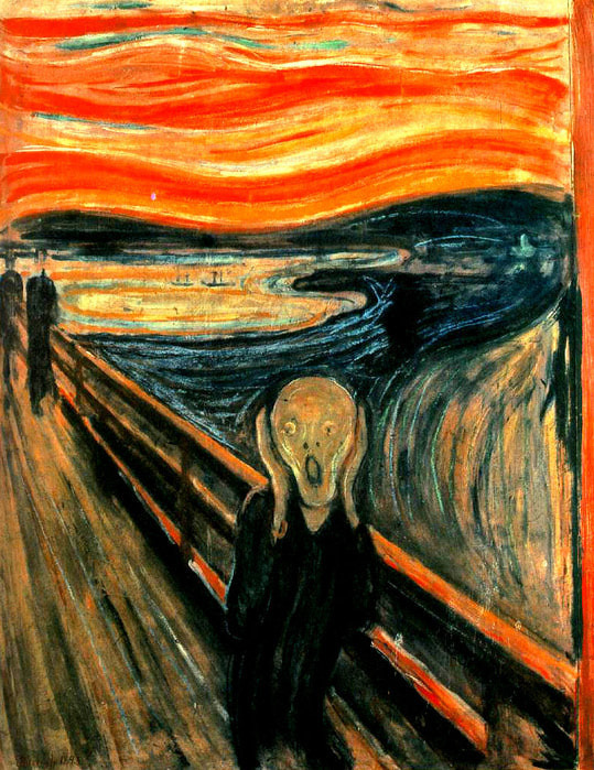 How to become an artist - My, Edvard Munch, Scream, Painting, Drawing, Childhood memories, Longpost