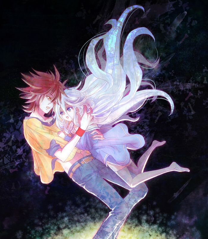 The game is not over as long as we can breathe. - No game no life, Anime art, , , Drawing, Anime
