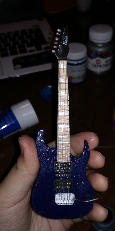 Guitar barbie-size) - My, Guitar, With your own hands, My, Friday tag is mine, Longpost