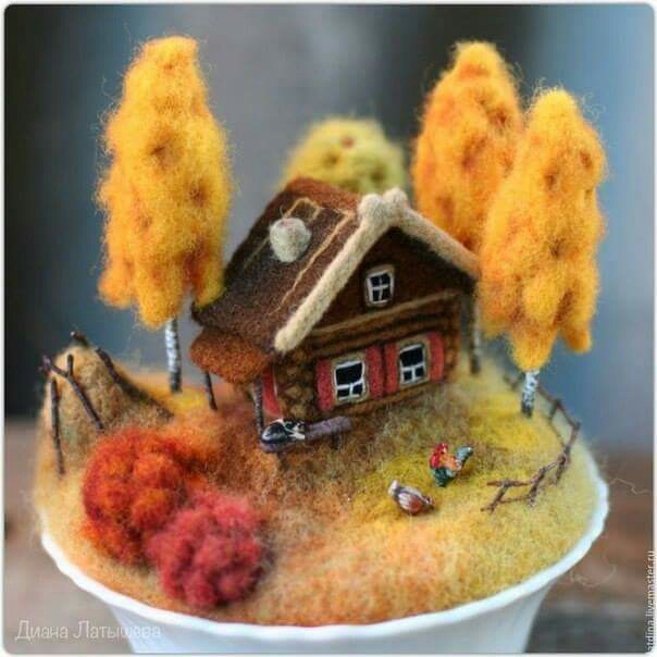 Fairy houses - , Needlework without process, Longpost, House