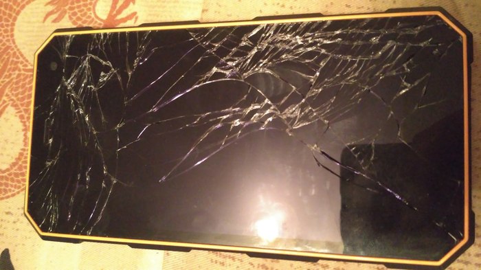 Nomu S10 - My, , Broken screen, Sensor, Touchscreen