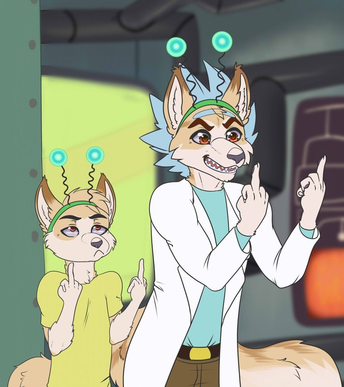 Rick and morty - Rick and Morty, Art, , Furry