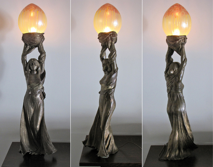 Magic Lamps by Gustav Gurschner - My, Modern, Art Nouveau, Лампа, Vcherasaurus, Longpost