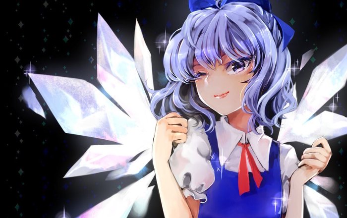 Cirno - Touhou, Anime art, Cirno