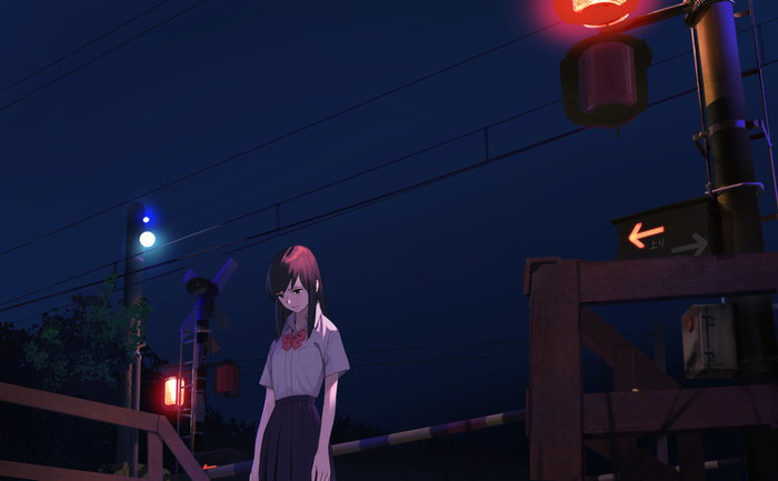 Night Train - Anime, Anime art, Anime original