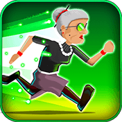 How grandma ran across the road - Grandma, , Road