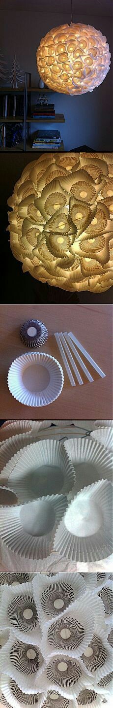 A little glue and a ball - Pinterest, Lamp, With your own hands, A selection, Longpost