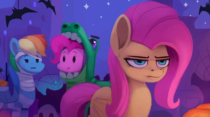 October Fluttershy My Little Pony, Ponyart, Fluttershy, Rainbow Dash, Pinkie Pie, Rodrigues404