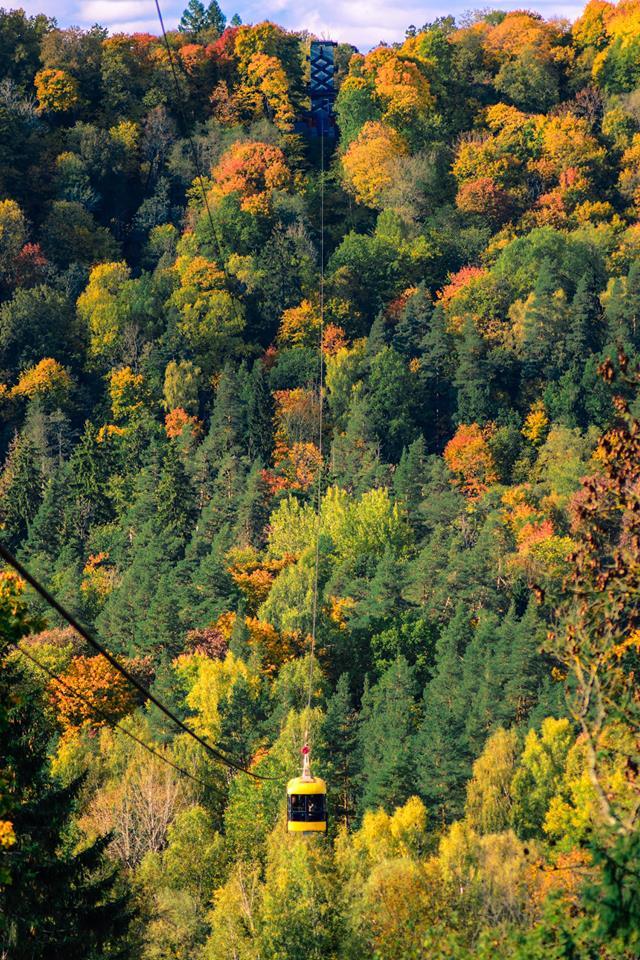 Autumn in the Baltic States - Sigulda - My, Sigulda, Latvia, Autumn, , Longpost