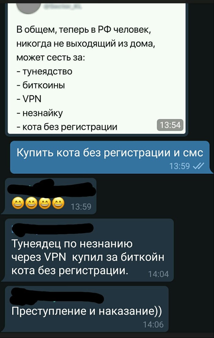 Современный Раскольников - Моё, Биткоины, VPN, Преступление, Наказание