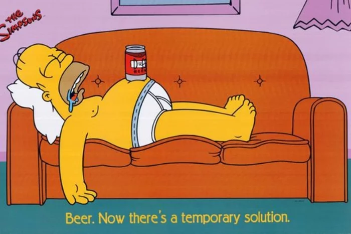 I met the New Year with a run and without booze. - New Year, Run, Combating alcoholism, Homer Simpson