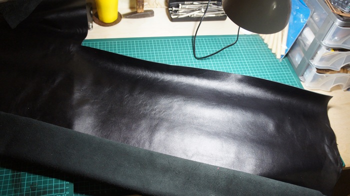 Skin work. Multifunctional cover. - My, My, Handmade, Leather, Longpost, Cover, Ilyamuromskiy, Needlework with process