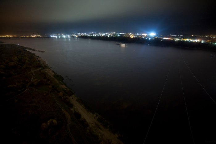 Night Adventures - My, Roofing, Power lines, Danger, The photo, Text, Night, Work, Longpost, Ruffers