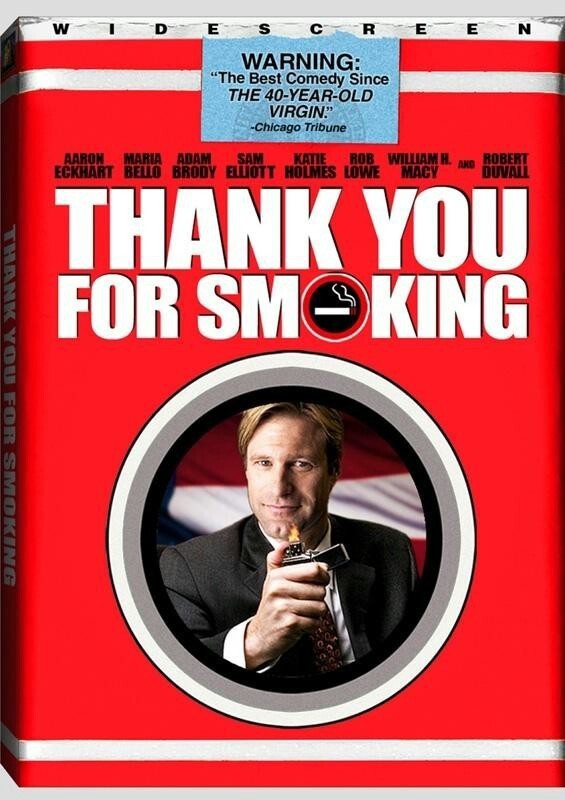 I advise you to see: They smoke here / Thank you for smoking (2005) - I advise you to look, Comedy, Movies, Smoking, Satire