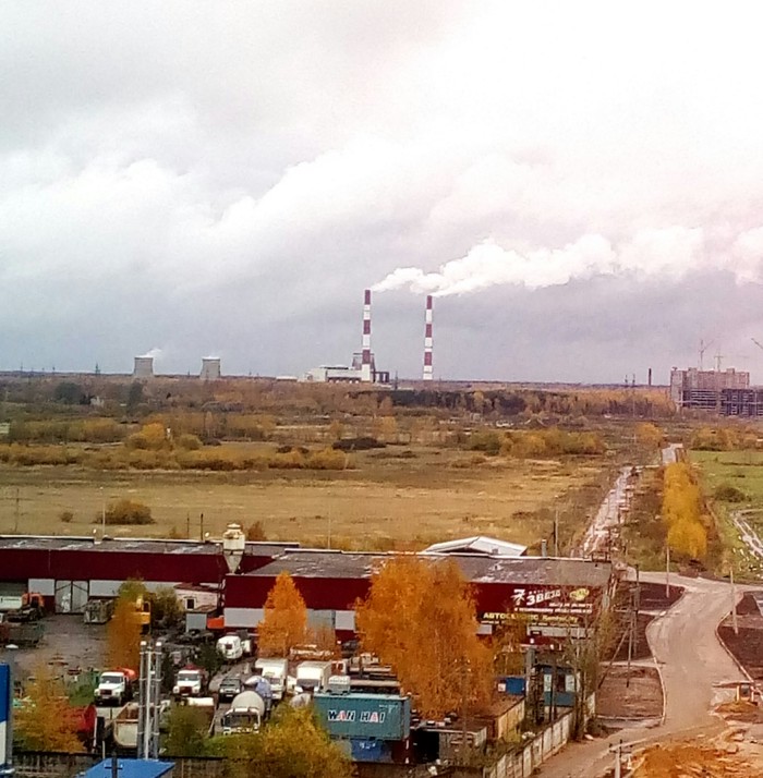 Cloud factory in L.O. - Autumn, Saint Petersburg, My, The clouds