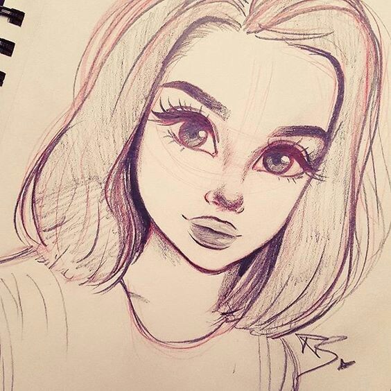 Beautiful drawing - Beautiful, Milota, Sketch