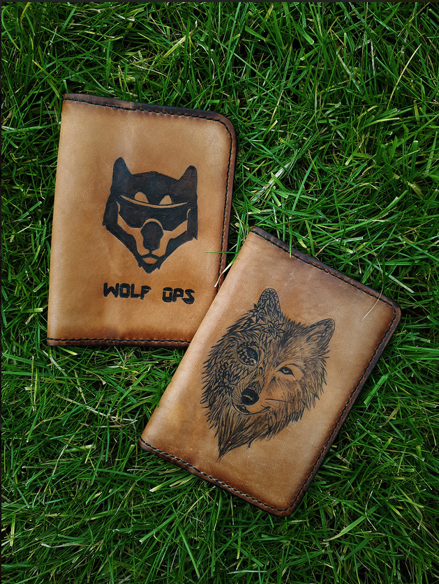 Some leather stuff with pyrography - My, Leather, Pyrography, Needlework without process, Longpost