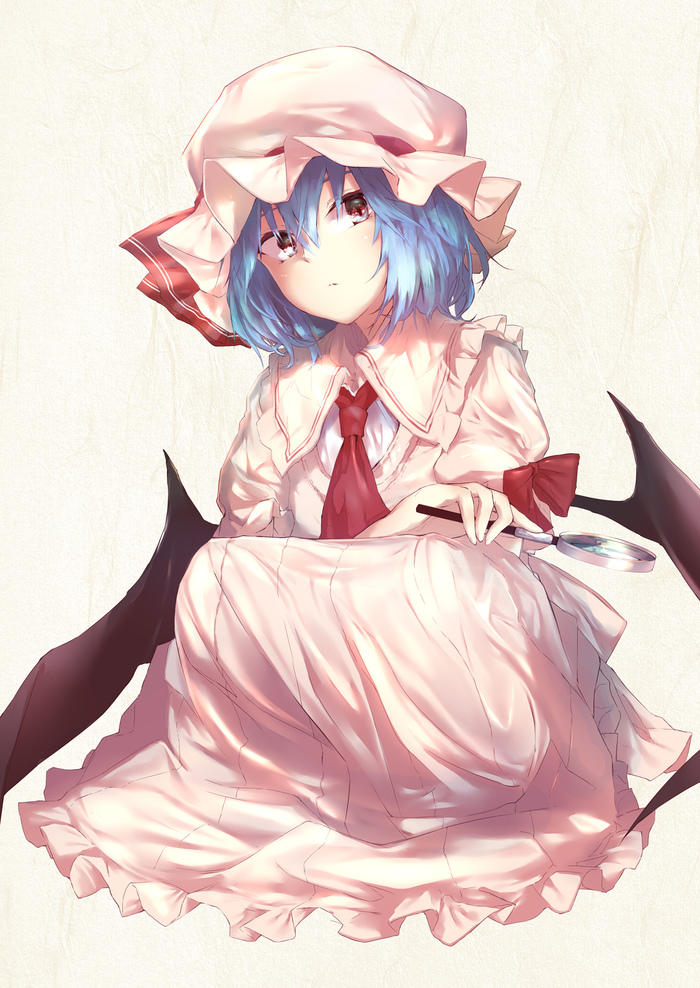 Remilia and Flandre - Anime, Anime art, Touhou, Remilia scarlet, Flandre scarlet, Sakusyo, Longpost