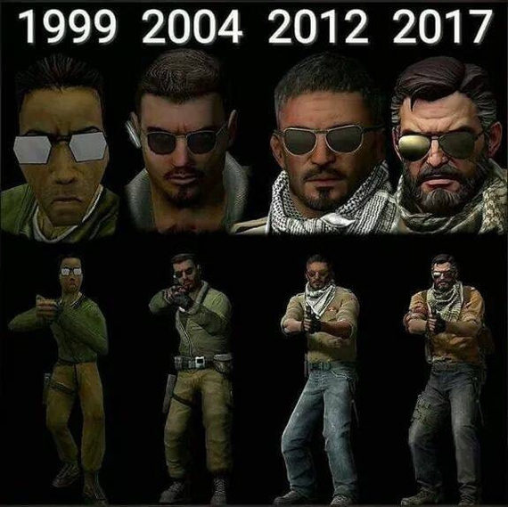 History of Counter-Strike. - 9GAG, Counter-strike, Nostalgia