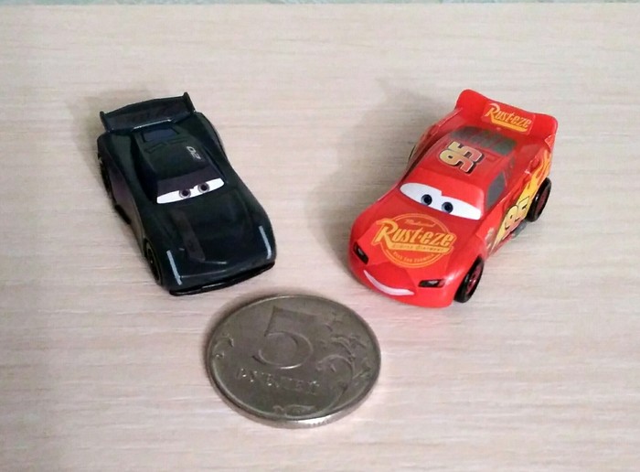 Suitable toys from Kinder Surprise - My, Cars 3, Kinder Surprise, Yearnot, Longpost