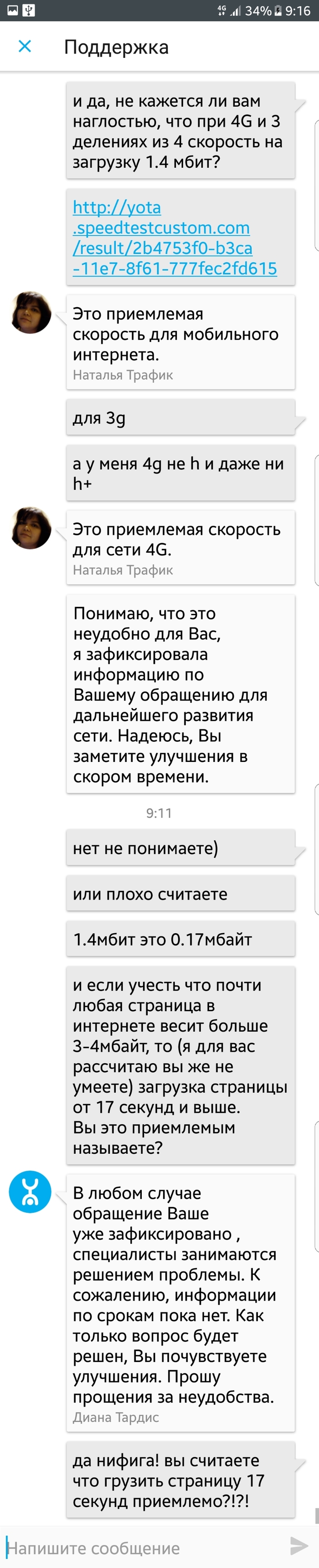 «Приемлемая» скорость интернета у Yota - Моё, Сотовые операторы, Плохое качество, Неприемлемо, Yota, Длиннопост