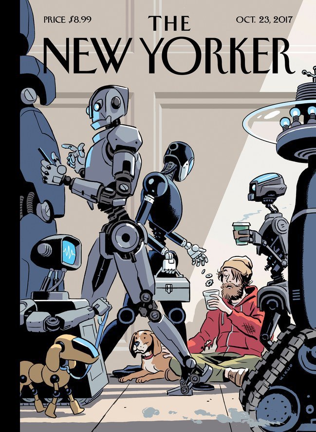 Cover of fresh The New Yorker - The new yorker, Magazine, Future, Robot