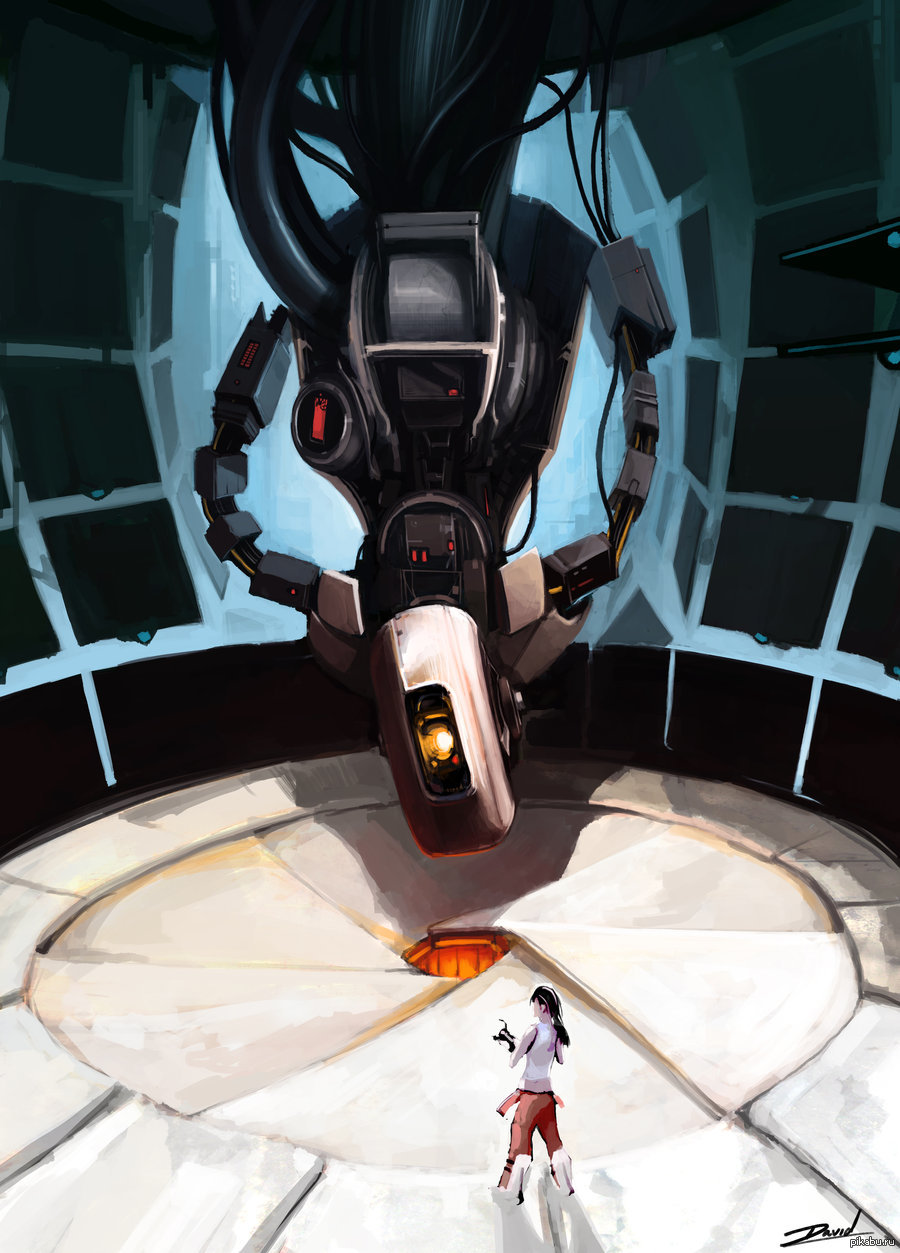 Портал посмотрели. Portal 2 ГЛАДОС. GLADOS из Portal 2. GLADOS Portal 2 арт. Portal 1 ГЛЭДОС.