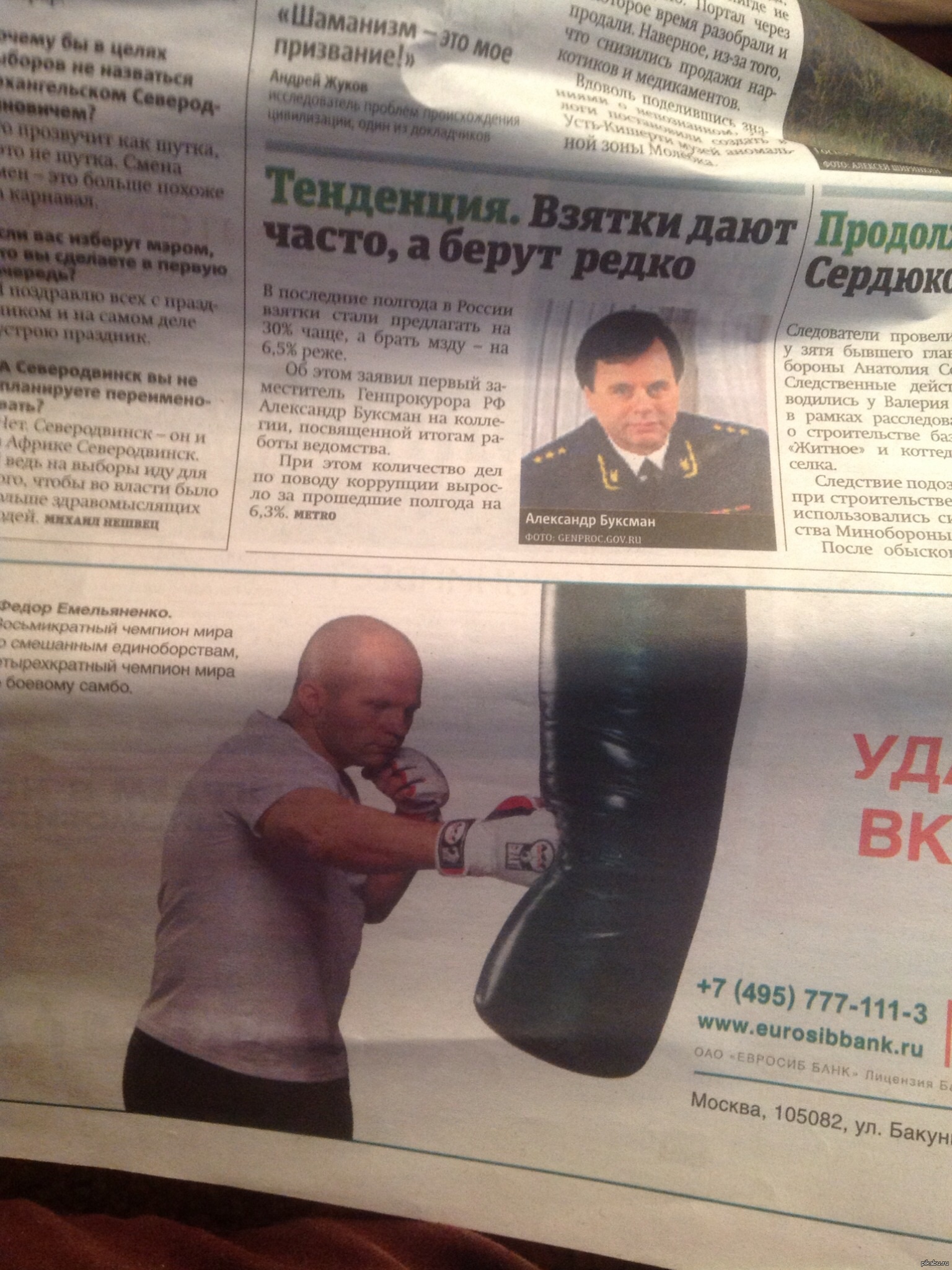 Емельяненко VS Коррупция | Пикабу