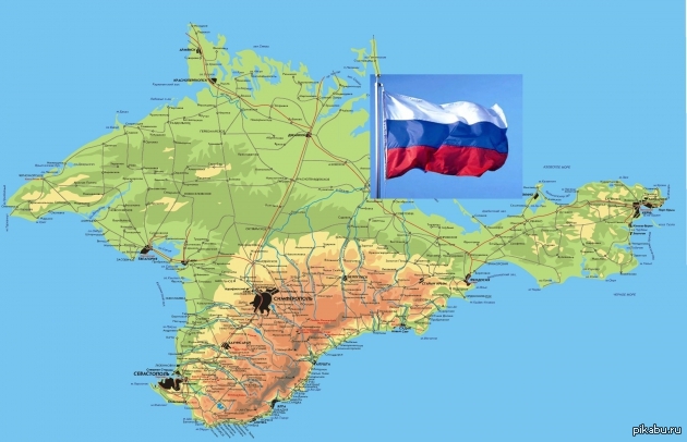 Крым Россия Фото Карта