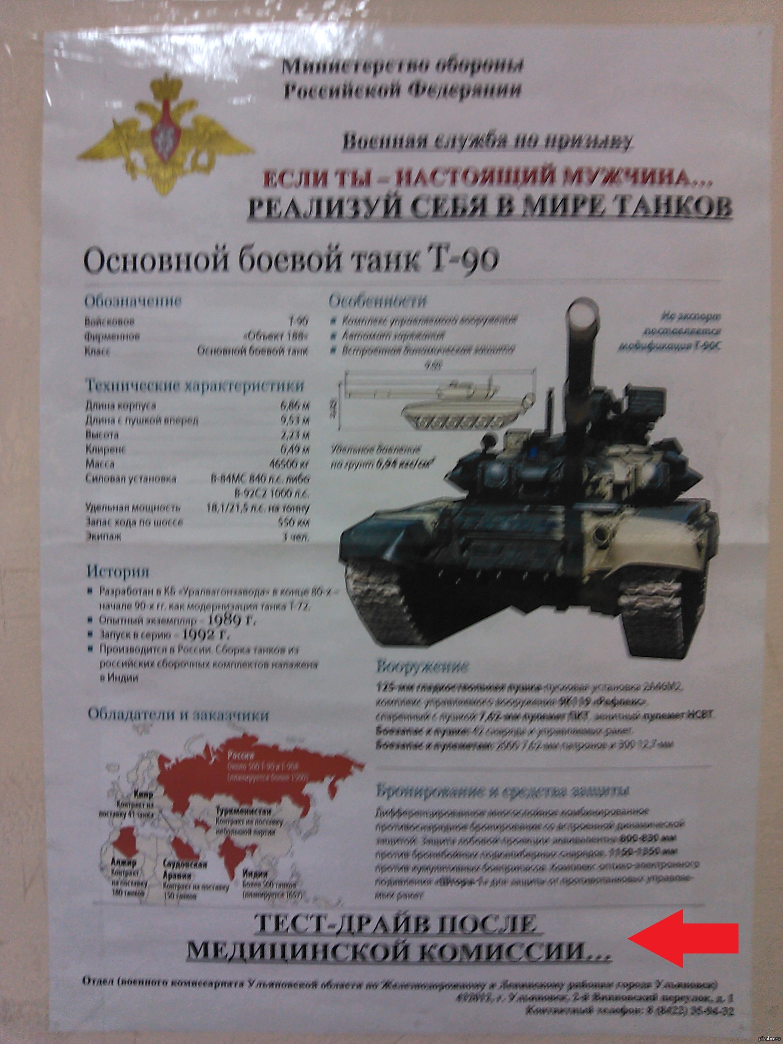 Военный комиссариат г ульяновск. Военкомат танки.