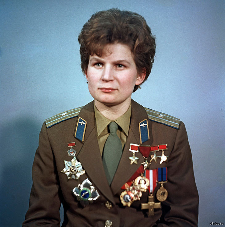 Valentina Tereshkova - the first female cosmonaut, June 16, 1963 - Space, the USSR, Female, Women