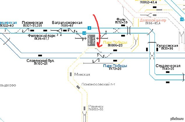 Станция метро деловой центр схема