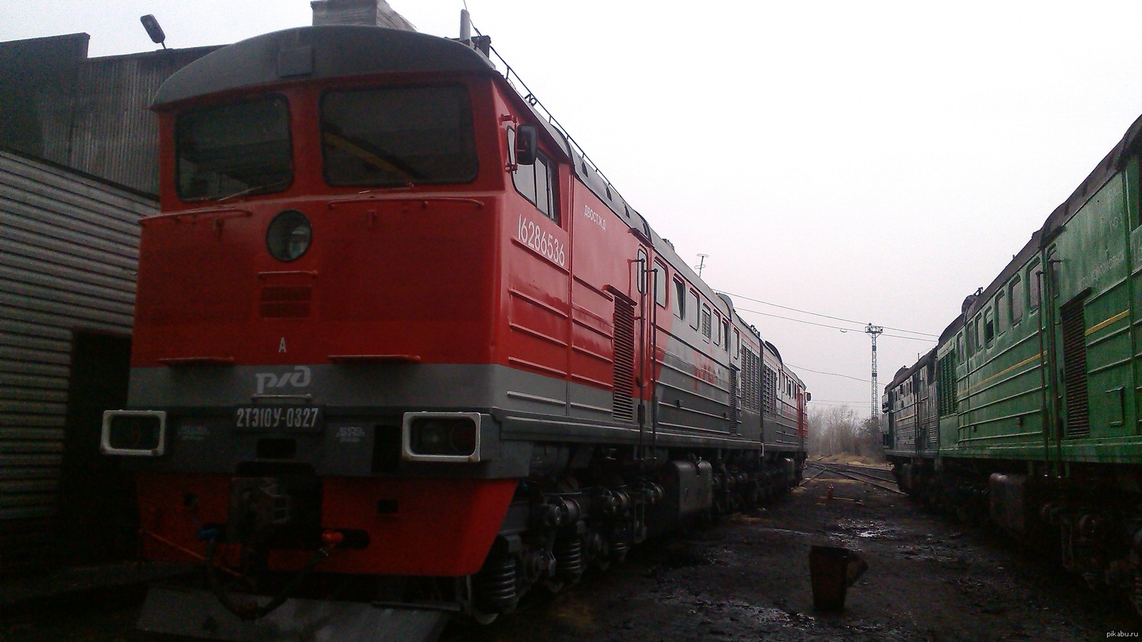 Another diesel locomotive is waiting for MOT - My, Repair, Locomotive, Depot