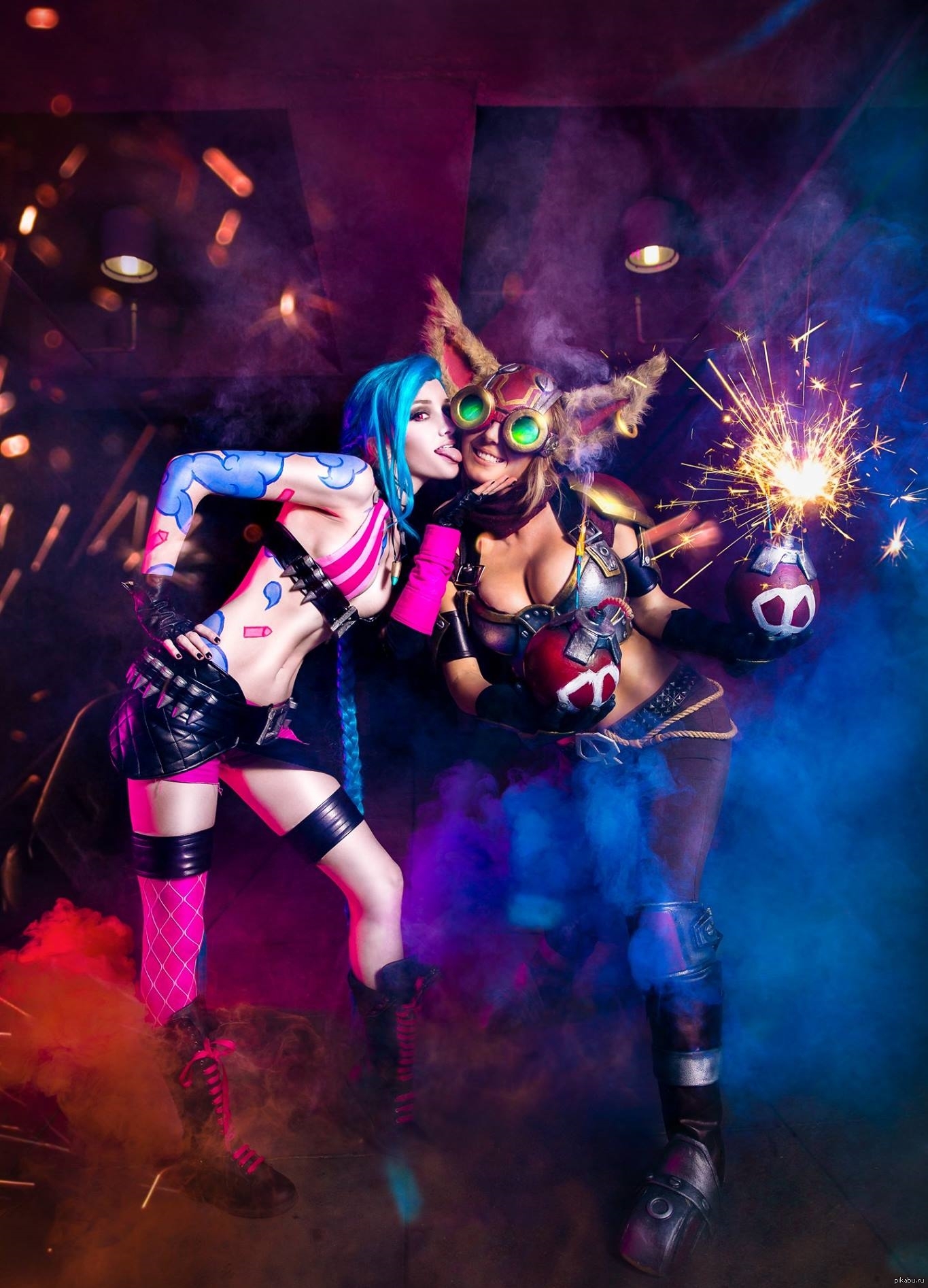 Skullgirls косплей. Джинкс League of Legends Cosplay. Jinx League of Legends косплей. Джинкс League of Legends косплей. Лига легенд Джинкс косплей.