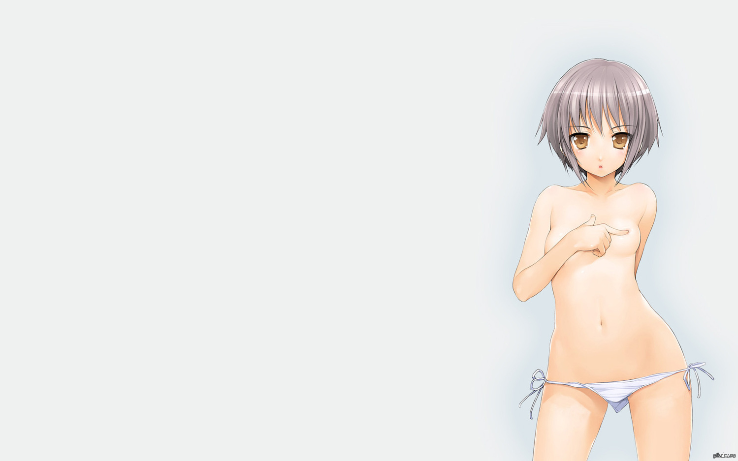 Юки Нагато - NSFW, Юки Нагато, Suzumiya Haruhi no Yuuutsu, Сиськи, Аниме, Картинки, Nagato Yuki