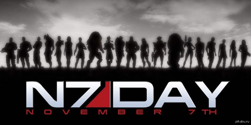 День n. N7 Day. Mass Effect n7 Day. Всемирный день n7. 7 Ноября масс эффект.