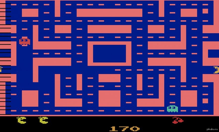 Игры 80 х годов. Pac-man (Atari 2600). Atari 2600 игры. Пакман 1982. Приставка Pac man.