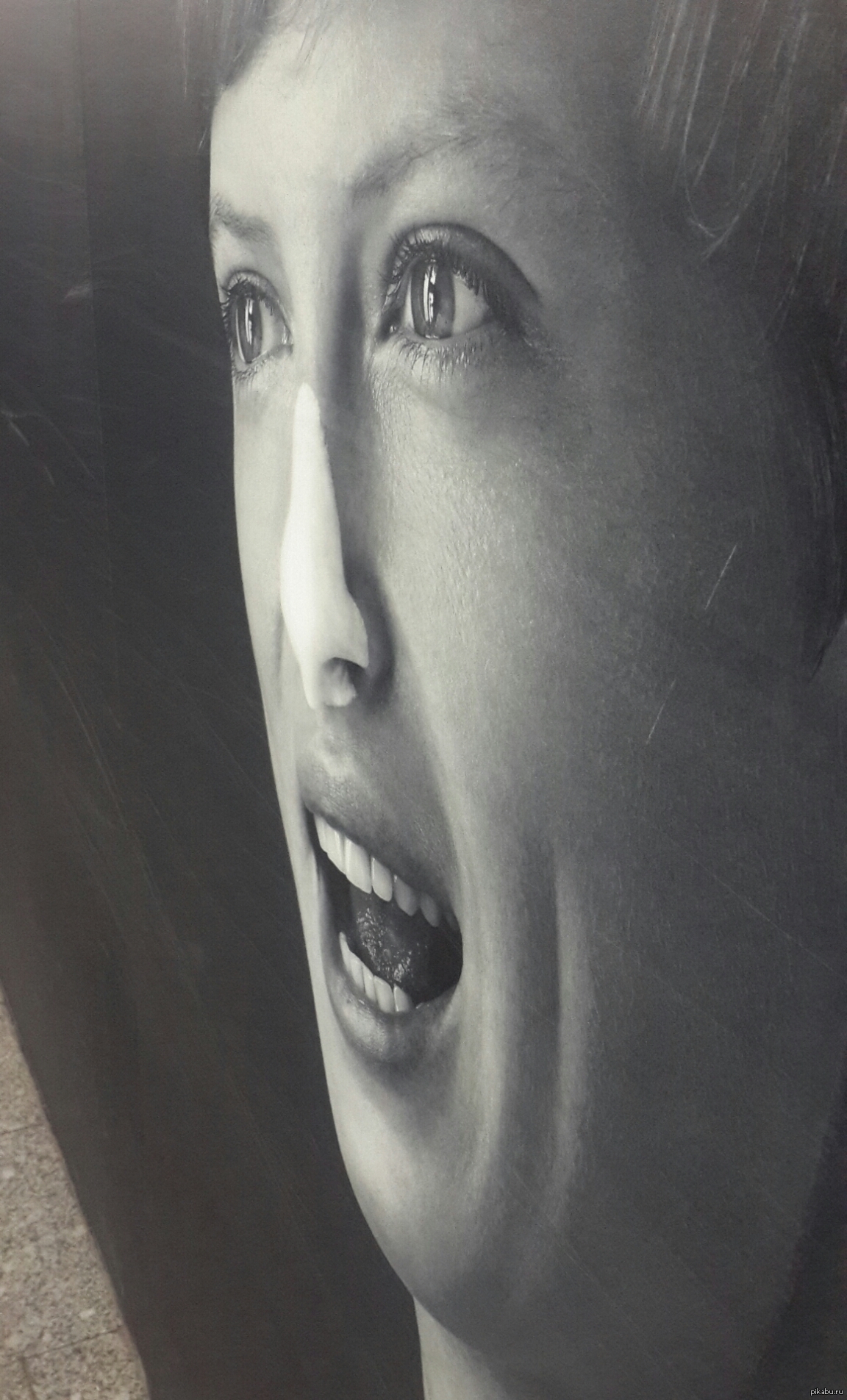 Реклама молока в переходе! | Пикабу