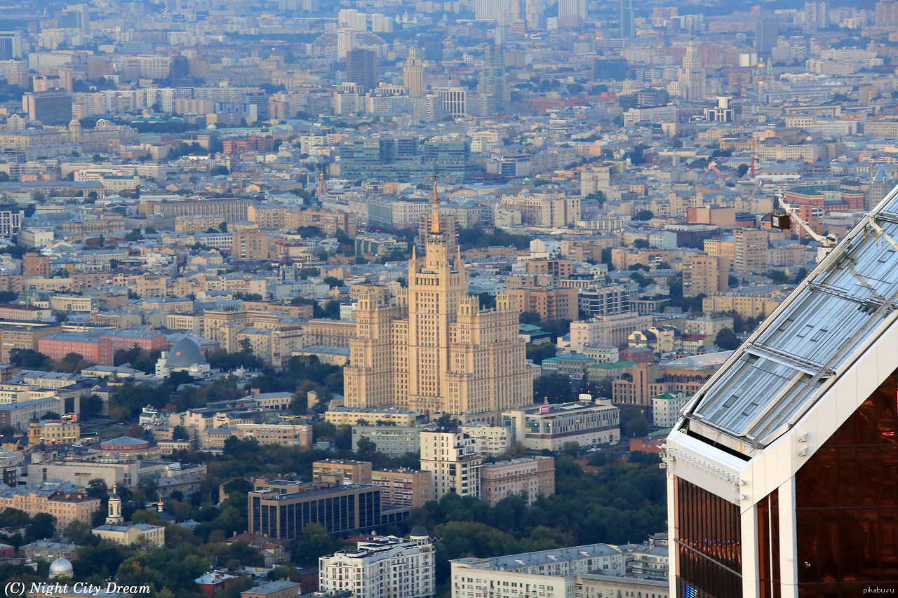Москва-Сити смотровая площадка башня Меркурий