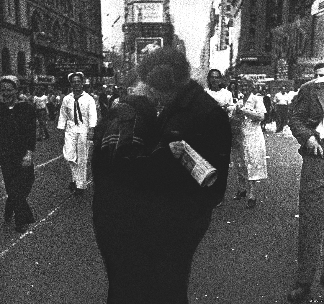 Times Square kiss - Моё, Photoshop, Братская любовь, Радуга, Братья