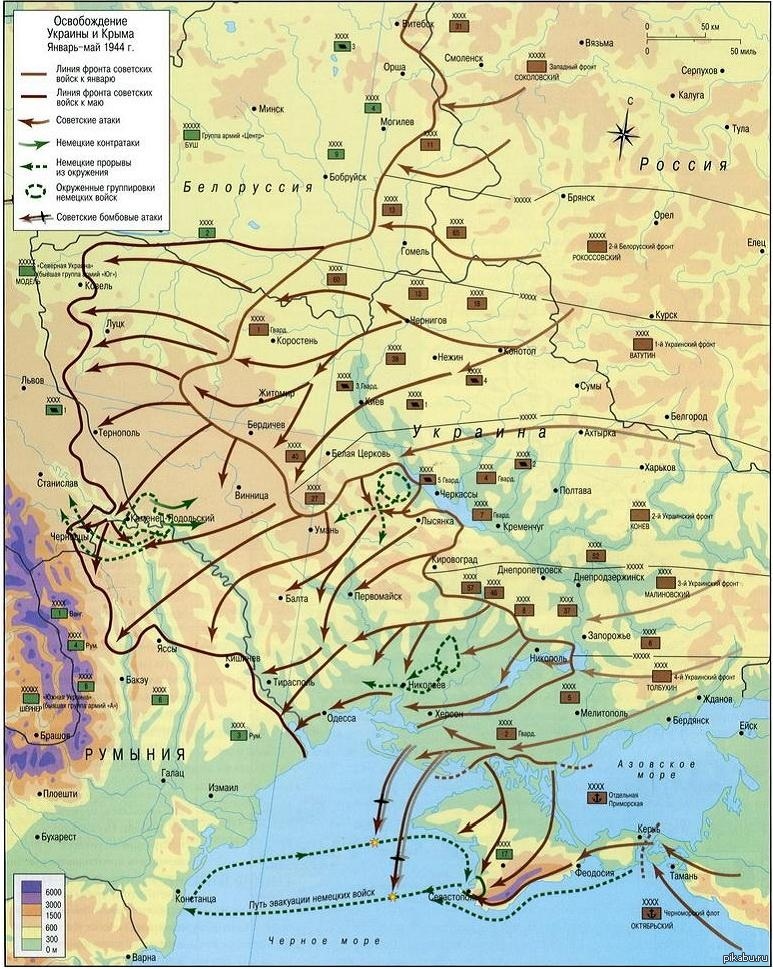 Карта освобожденных городов украины