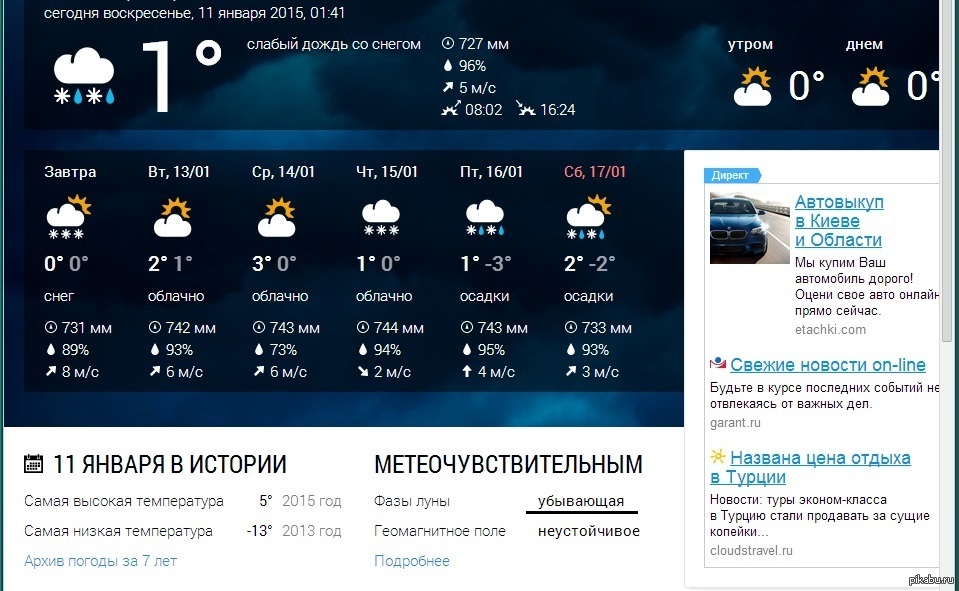 Погода... | Пикабу