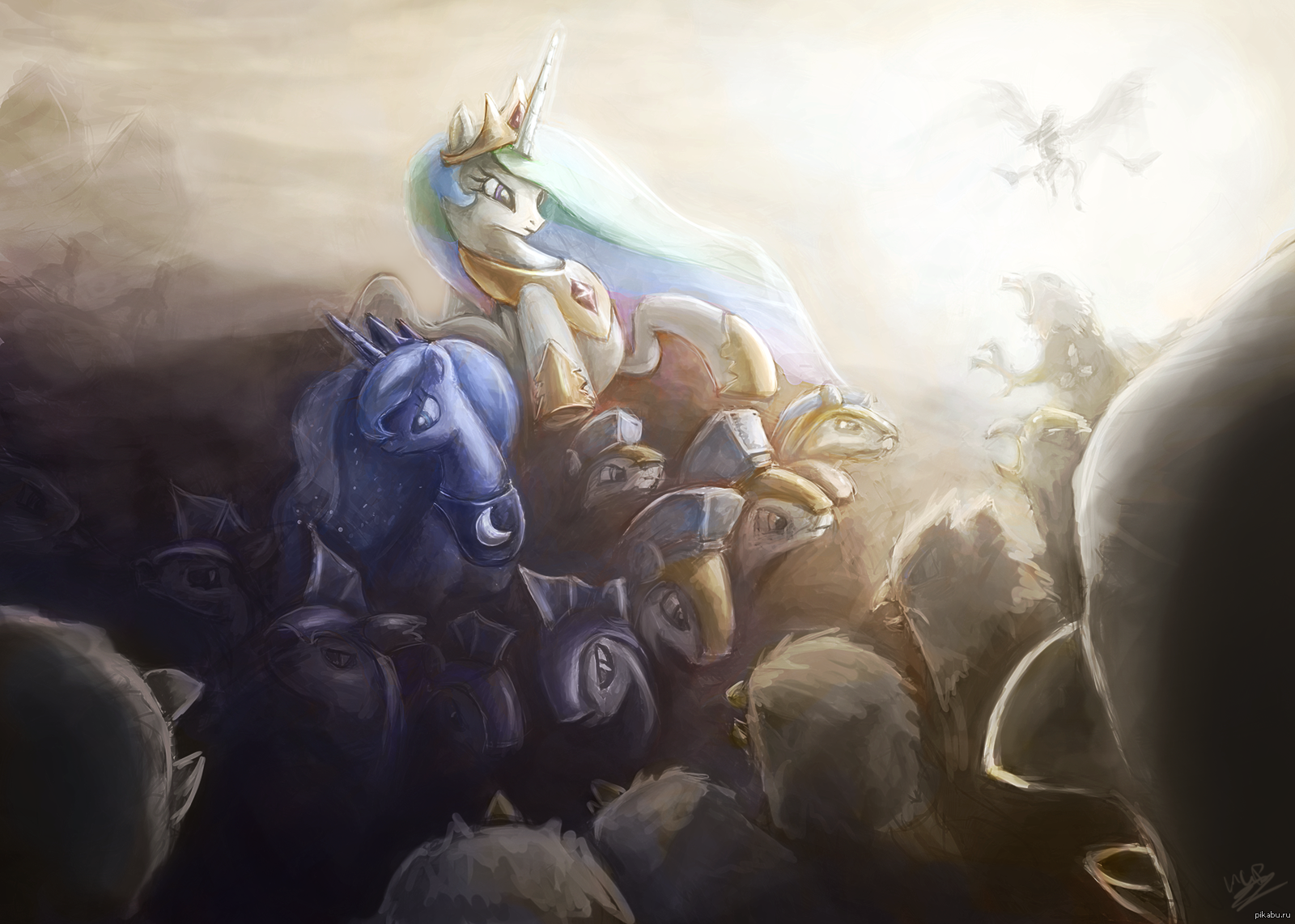 Princess Celestia Грифон.