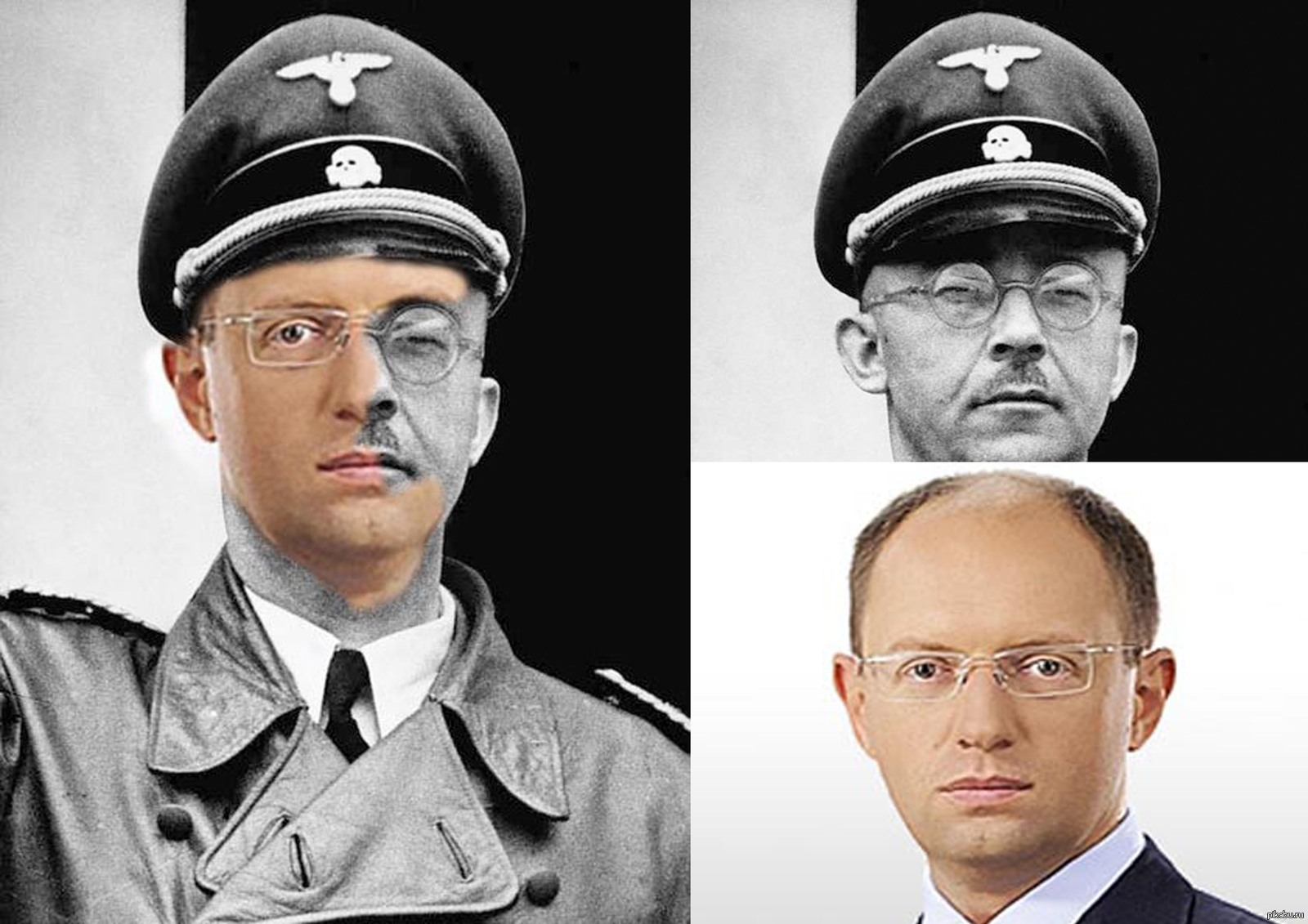 Сходство Яценюк и Гимлер