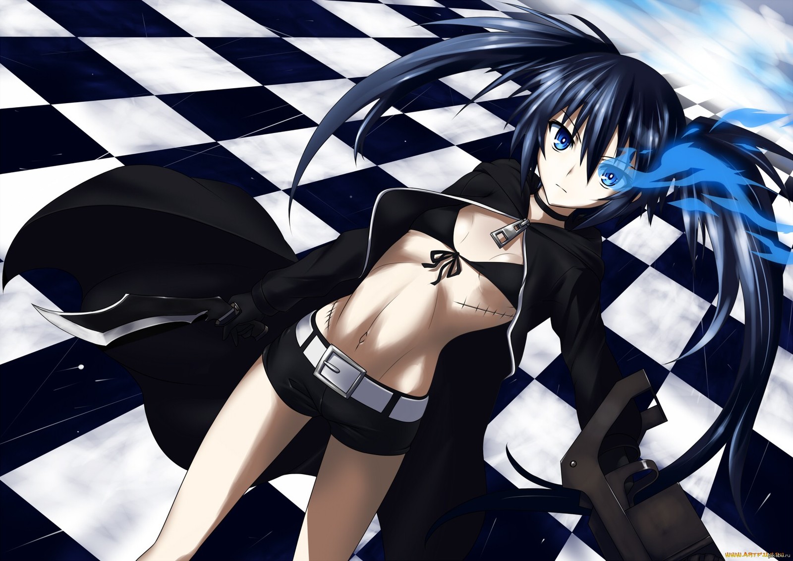 Black shooter. Black Rock Shooter аниме. Стрелок с чёрной скалы мато Курои. Стрелок с чёрной скалы аниме. Аниме стрелок с чёрной скалы мато.