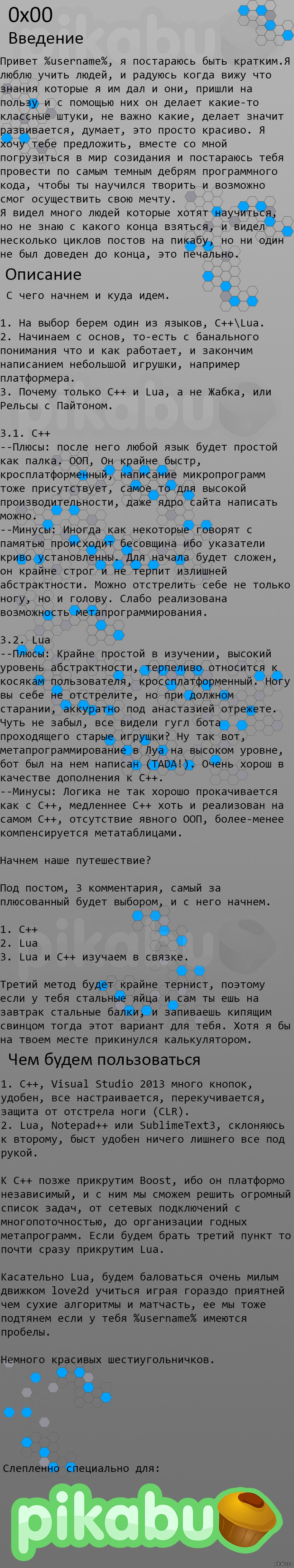 Через тернии к звездам, познаем искусство созидания из 0 и 1. Часть 0,  введение. | Пикабу