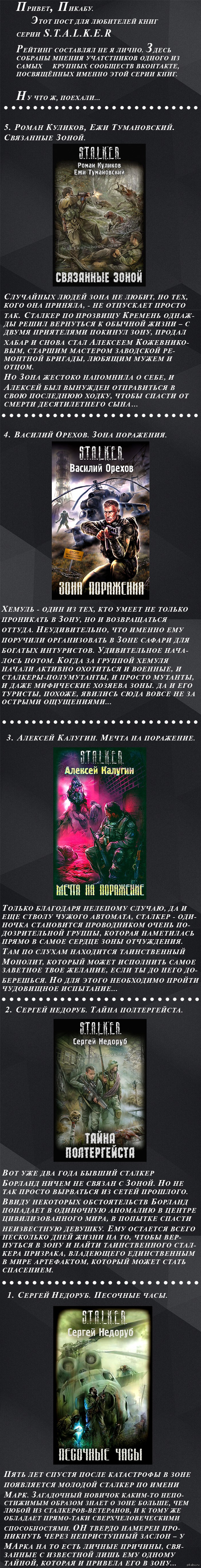 Топ-5 книг серии S.T.A.L.K.E.R | Пикабу