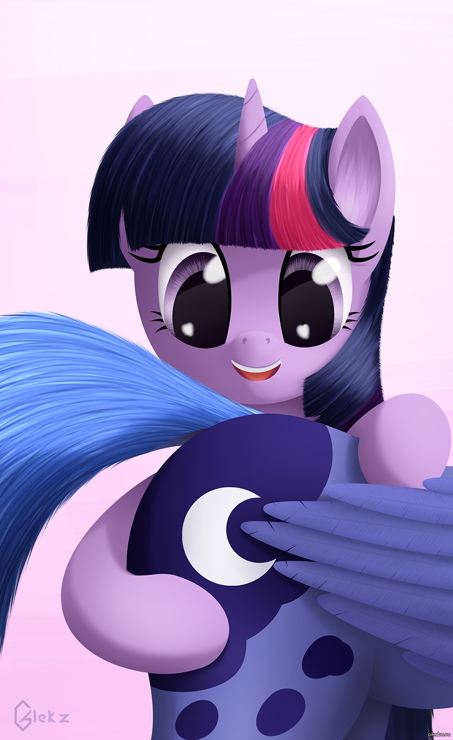 Found the Moonbutt! - My little pony, Images, Princess luna, Twilight sparkle, MLP Edge