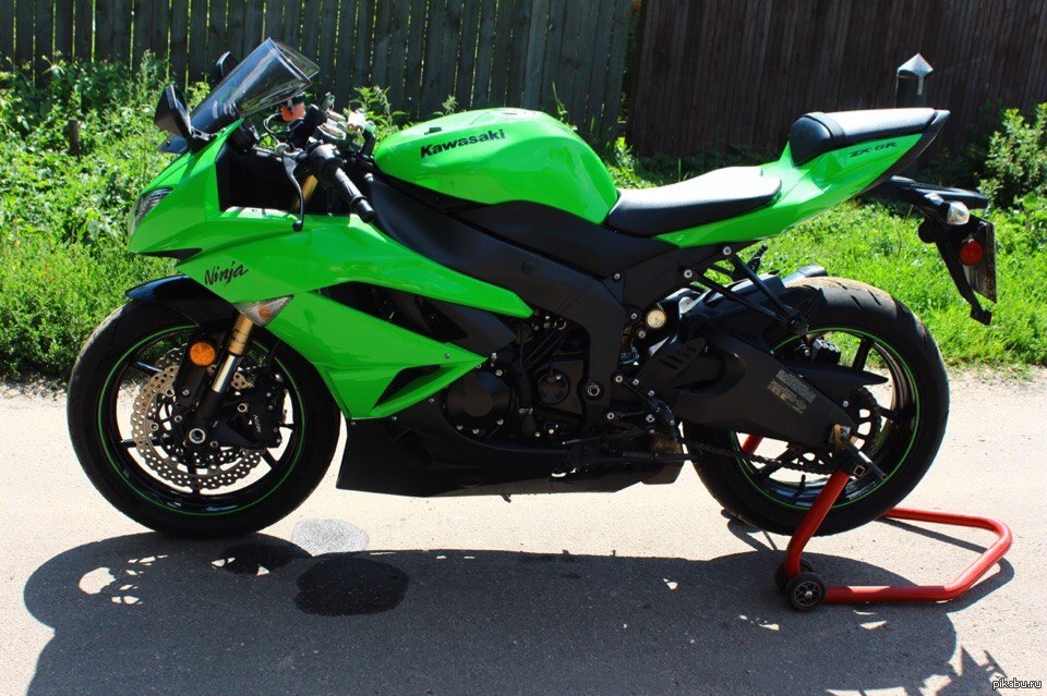 Kawasaki zx6r покраска