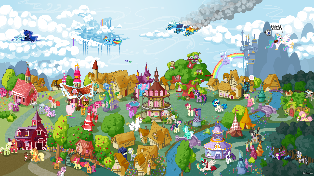 Kingdom pony town. МЛП Понивилль. МЛП карта Понивиля. My little Pony Понивилль. My little Pony понивиль карта.